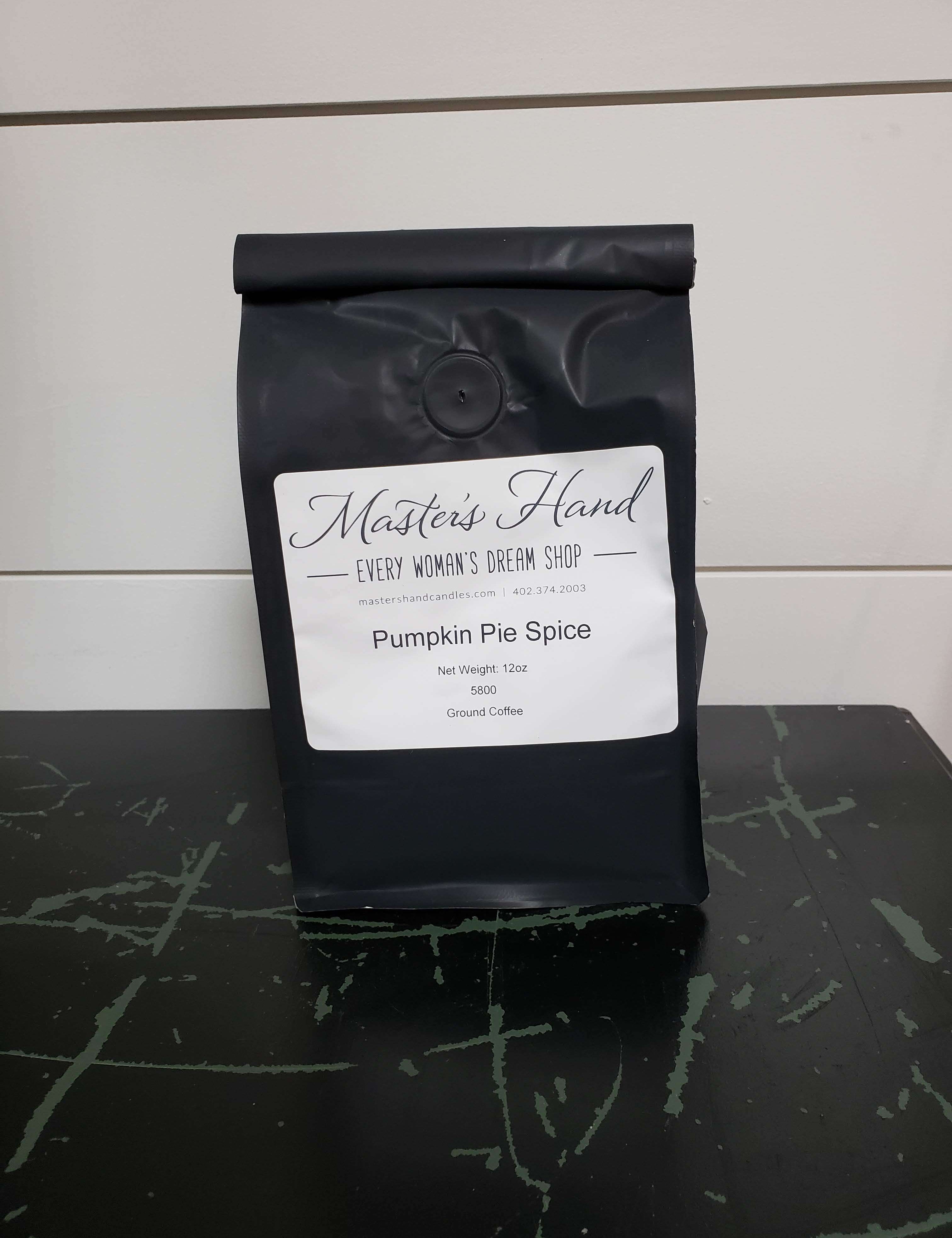 Pumpkin pie spiced coffee - Master's Hand Candles