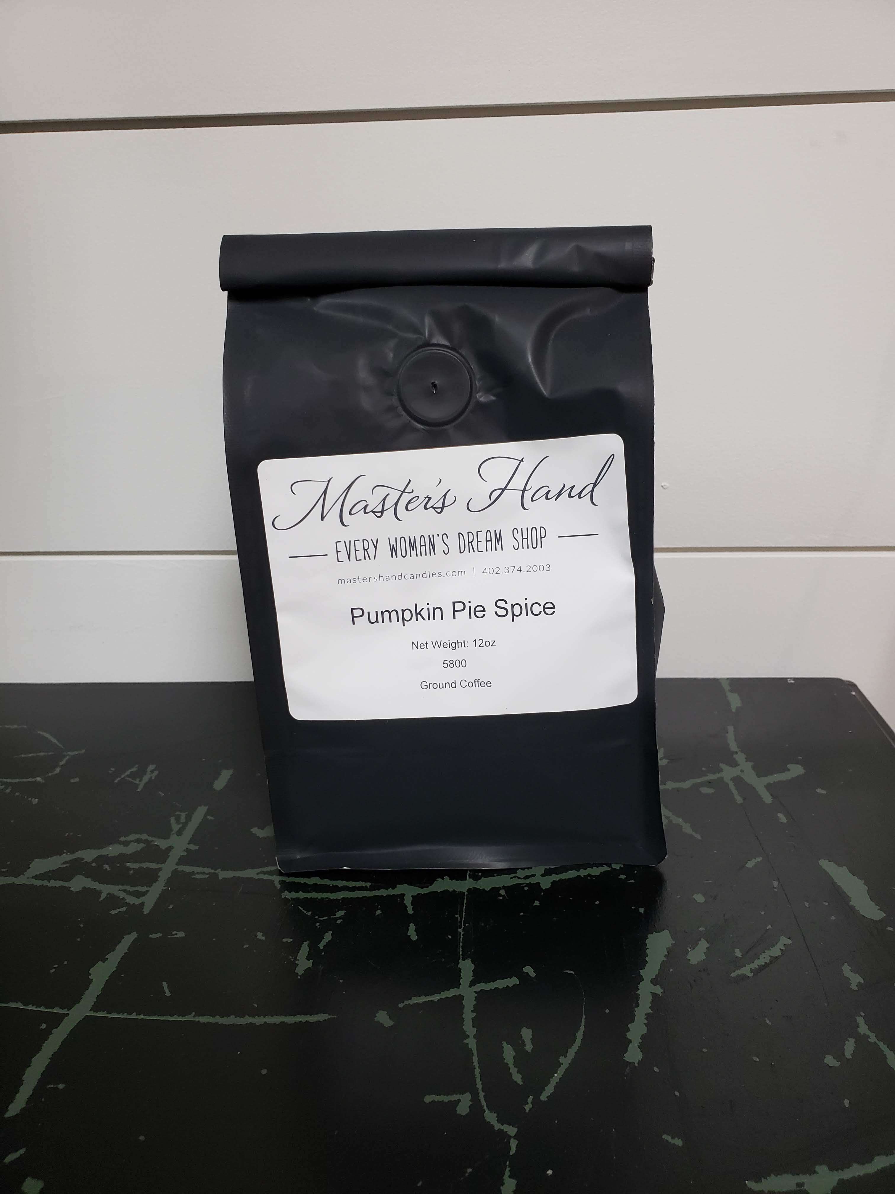 Pumpkin pie spiced coffee - Master's Hand Candles