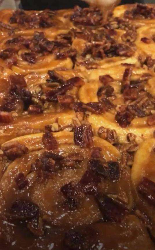 Bakery - ALL NEW Candied Bacon Caramel Pecan Rolls