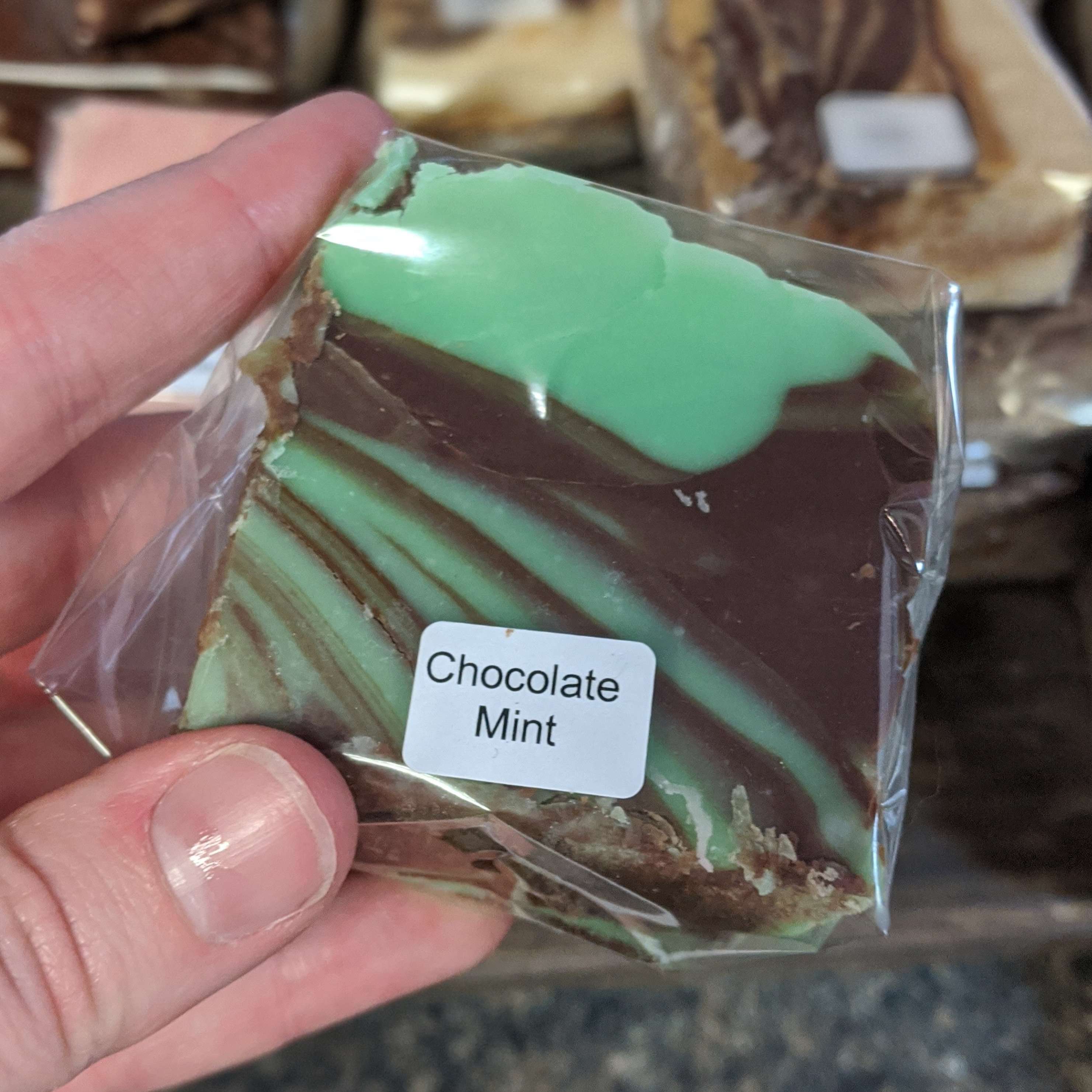 Fudge - Chocolate Mint Swirl Fudge