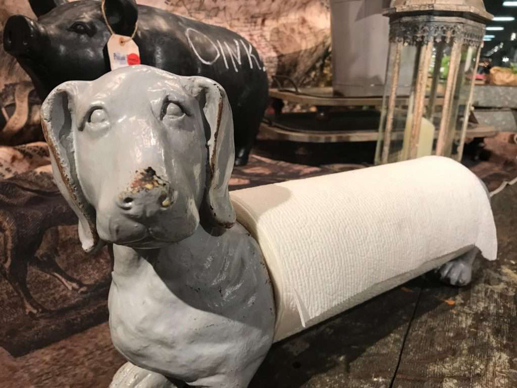 Wiener Dog Paper Towel Holder